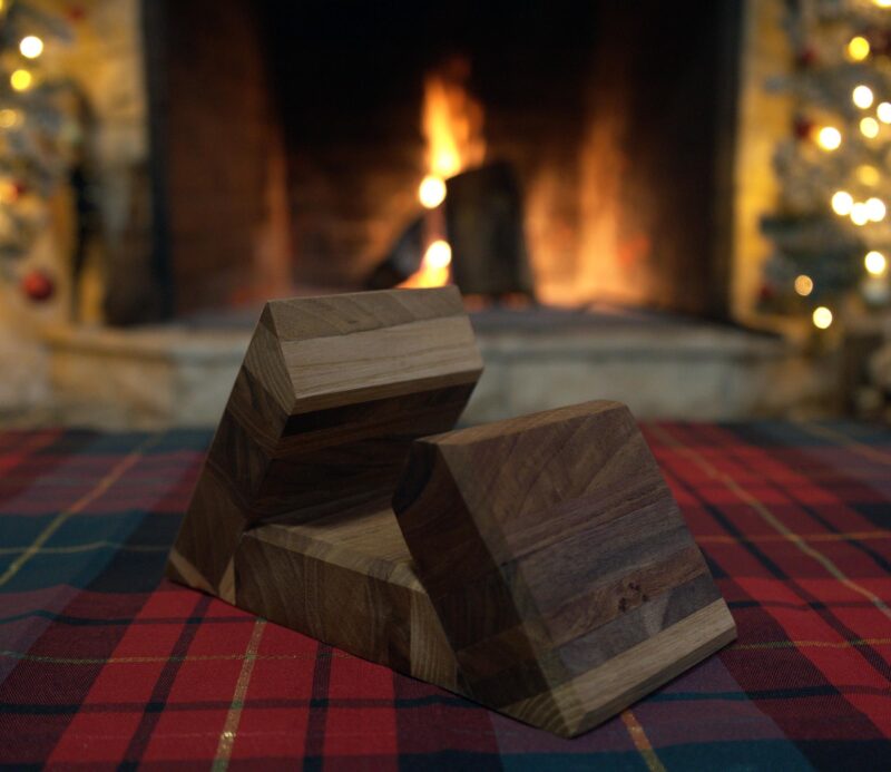il_fullxfull.6569789595_4da4.jpg Handmade Walnut Cutting Board Stand: Rustic Kitchen Decor
