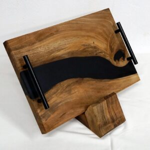 il_fullxfull.6681008626_evj2.jpg Handmade Walnut Charcuterie Board: Black Epoxy Resin Serving Platter