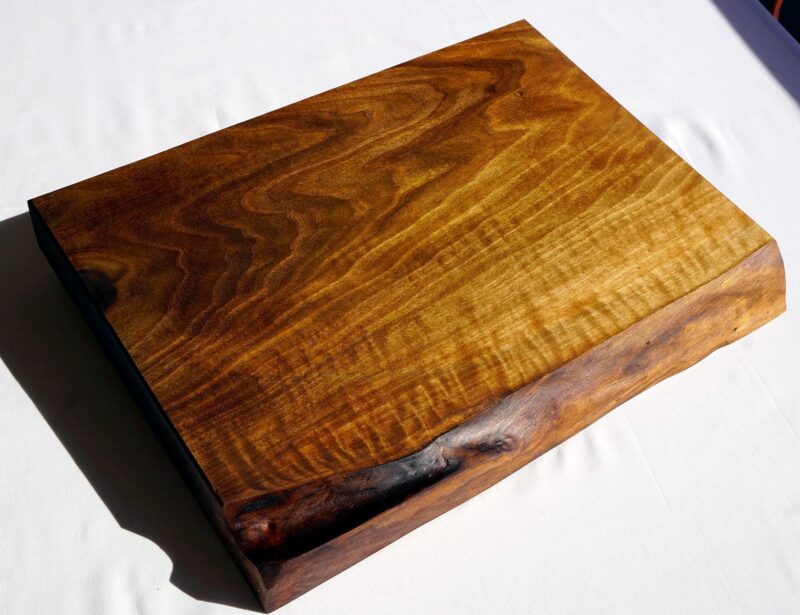 il_fullxfull.6699747149_p5h2.jpg Handmade Walnut Cutting Board: Live Edge Grain Chopping Board