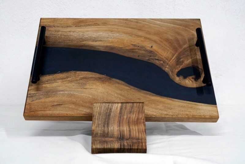 il_fullxfull.6729043653_4sam.jpg Handmade Walnut Charcuterie Board: Black Epoxy Resin Serving Platter