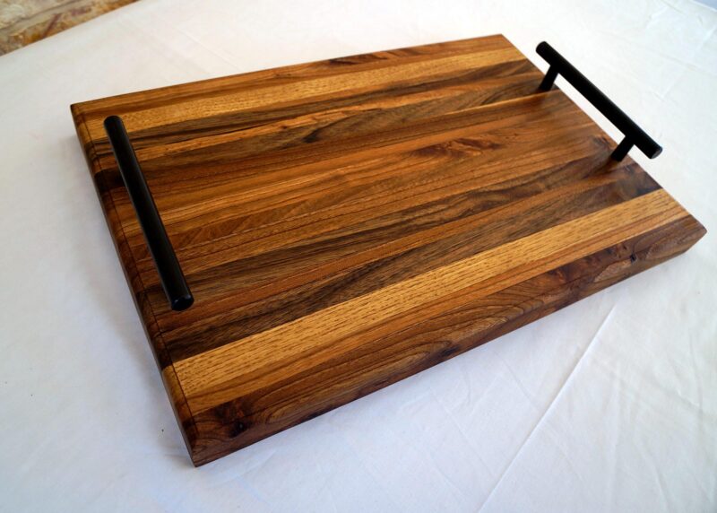 il_fullxfull.6743624717_hopq.jpg Handmade Walnut Charcuterie Board: Rustic Wooden Serving Board with Epoxy Inlay
