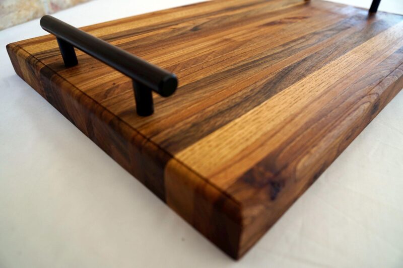 il_fullxfull.6743624759_is8o.jpg Handmade Walnut Charcuterie Board: Rustic Wooden Serving Board with Epoxy Inlay