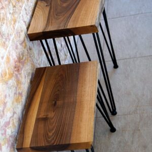 il_fullxfull.6754788301_8t0y.jpg Live Edge Walnut End Table: Rustic Modern Accent Furniture
