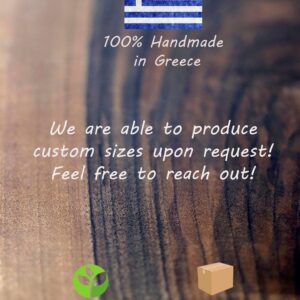 Handcrafted Walnut Plant Stand: Rustic Live Edge Wood Riser