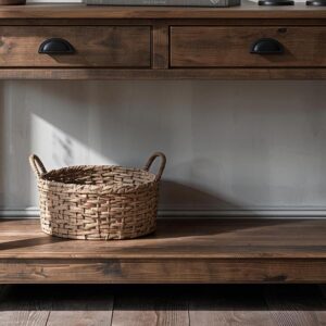 il_fullxfull.7140160860_b35n.jpg Reclaimed Wood Slim Console Table: Rustic Modern Entryway Storage