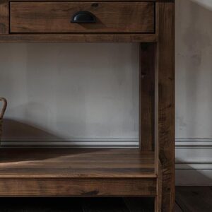 il_fullxfull.7140161772_7xwe.jpg Reclaimed Wood Slim Console Table: Rustic Modern Entryway Storage