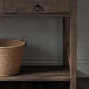 il_fullxfull.7188169723_gq9i.jpg Reclaimed Wood Console Table with Drawers: Rustic Farmhouse Entryway Furniture