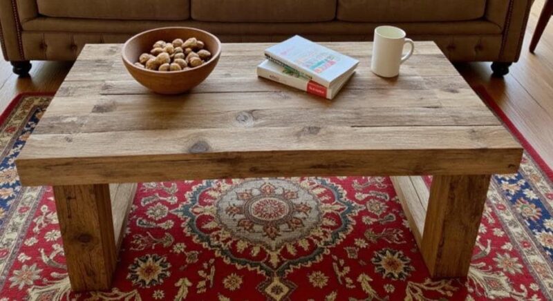 il_fullxfull.7188269391_dojn.jpg Reclaimed Wood Coffee Table: Rustic Modern U-Shaped Leg Design