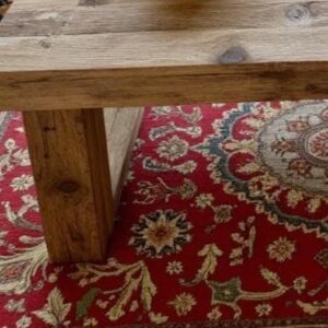 il_fullxfull.7188270363_488u.jpg Reclaimed Wood Coffee Table: Rustic Modern U-Shaped Leg Design