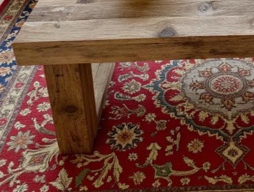 il_fullxfull.7188270363_488u.jpg Reclaimed Wood Coffee Table: Rustic Modern U-Shaped Leg Design