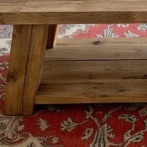 il_fullxfull.7188303569_70j1.jpg Reclaimed Wood Coffee Table: Rustic Modern Table with Storage Shelf