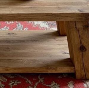 il_fullxfull.7188304017_738d.jpg Reclaimed Wood Coffee Table: Rustic Modern Table with Storage Shelf